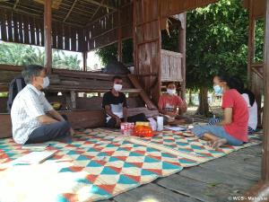 Endau-Rompin Complex, Malaysia | Community meeting with villagers from Kg. Sg. Peroh to identify training needs to set up ecotourism programs in the area. | WCS-Malaysia | 20210306_Community meeting