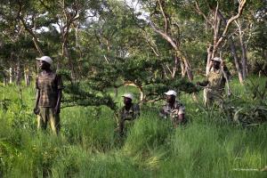  | Park rangers reach up to 15 km of routes daily. | Photo © Antonio Bóveda/WCS. | ©PH17_Park rangers on the ground