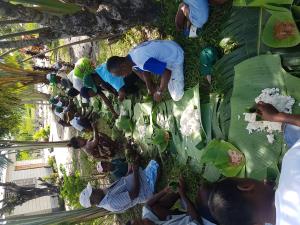 Madagascar, MaMaBay landscape | Zero plastic. A traditional meal with one of WCS's fishing communities who manage a locally managed marine area in the Bay of Antongil. | Andrew Kirkby | 2. WCS Andrew Kirkby - fishing community traditional meal
